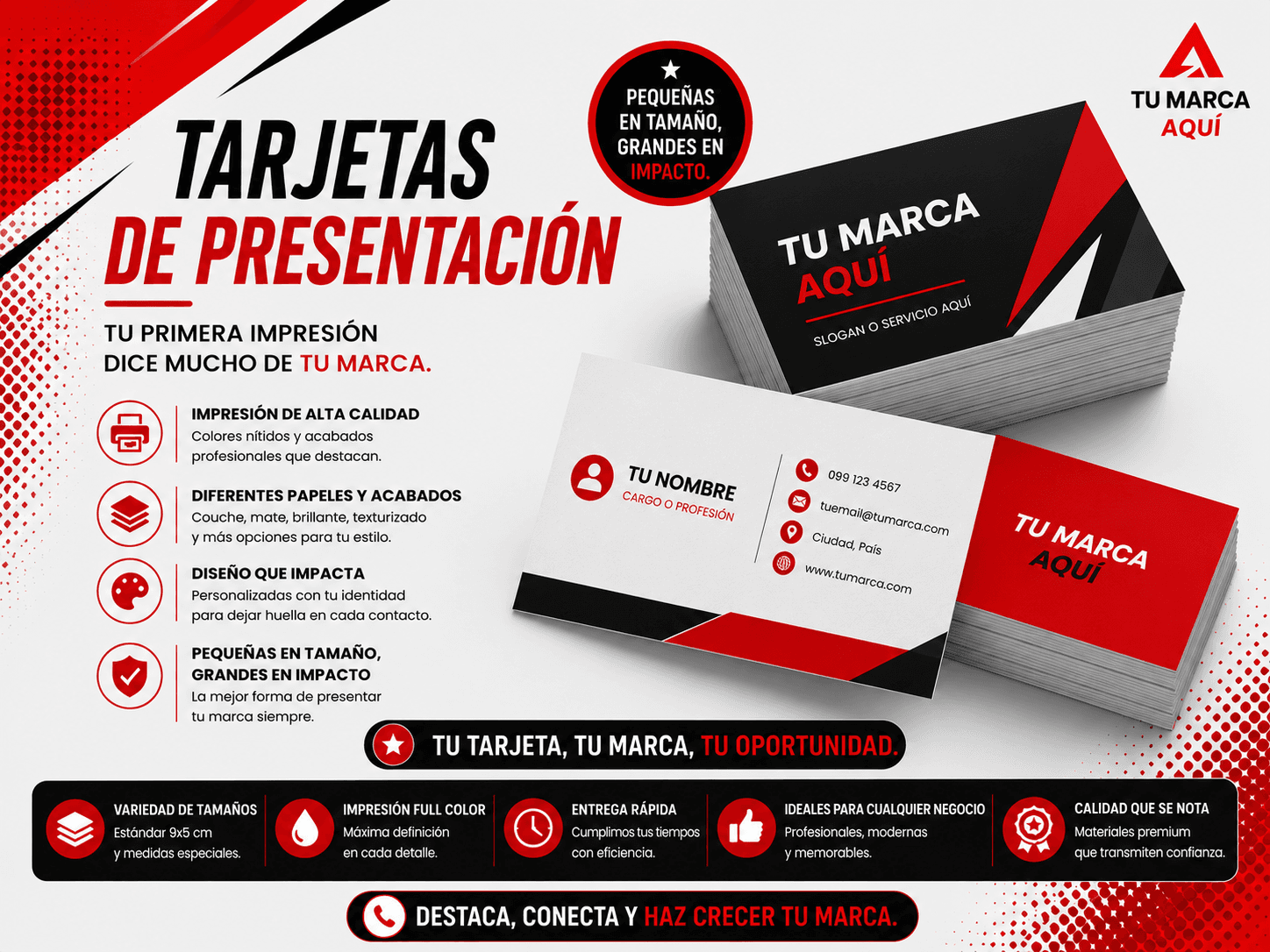 Tarjetas de presentación